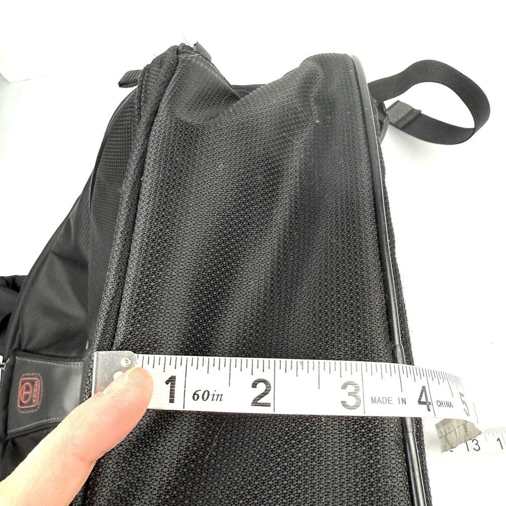 Tumi Tech Backpack Black Ballistic Nylon Rucksack Travel Laptop Carry On Durable - Picture 12 of 15